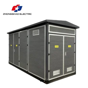 Box Type Electric 10kv 40.5kv Customized Modular Smart Prefabricated Compact Substation Power Distribution 500KVA IP54 IP65