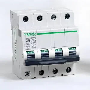 Brand New DC/AC RCBO Miniature Circuit Breaker with Li Protection 10A-63A PA66 Copper Rail Mounting