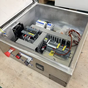 Breaker Inside Stainless Steel Distribution Cabinet with Cooling Fan Intelligent Temperature Control Box
