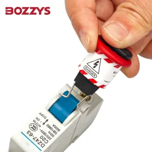 Breaker Lockout Safety Engineering Plastic Strengthened Nylon PA Material for Industrial Equipment Lockout Tagout