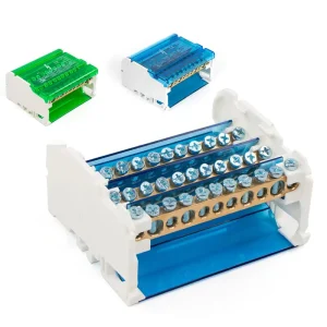 British Guide Rail Terminal Block Modular Junction Box Series 411 Waterproof Junction Box 4 in 11 Out