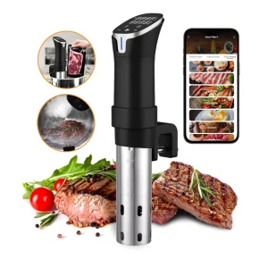 Buffet Portable Sous Vide Precision Cooker 1100 Watts Electric WiFi Stainless Steel Lid Commercial Kitchen Use Slow Cooker 25L