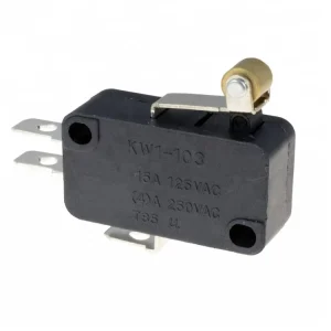 Burgess 250V 16A 3pin Plastic Micro Switches SPDT Circuit Limit Switch with Simulated Roller Lever Micro Switches Roller Lever