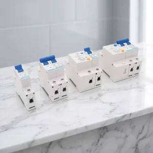 C2 Miniature Circuit Breaker 1P/2P 10A-63A 230V 10kA Industrial & Household Overload/Short Circuit Protection