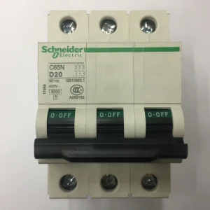 C65n 3P D20 Power Air Switch Miniature Circuit Breaker Industrial Automation Programmable