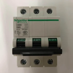 C65n 3p D63 Power Air Switch Miniature Circuit Breaker Industrial Automation Programmable Control