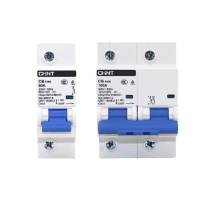 CB 125 Miniature AC DC Circuit Breaker 125A 1 Pole 2 Pole Solar Air Circuit Breaker