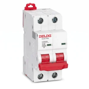 CDB9 MCB Mini Circuit Breaker 1P 2P C Curve 32A 10kA DIN Rail Mounting CE Certified