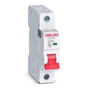 CDB9 MCB Mini Circuit Breaker 1P 2P D Curve 16A 6kA DIN Rail Mounting CE Certified