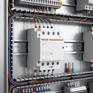 CDCH8s Household AC Contactor 2P 4P 16A-63A 230V Modular Contactor for Smart Home DIN Rail