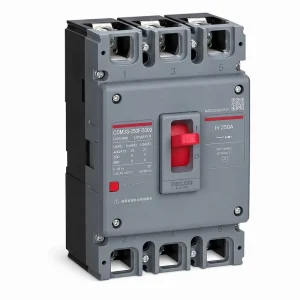 CDM3S 250F Molded Case Circuit Breaker MCCB 3P 4P 250A 50kA Breaking Capacity CE Certified Factory Ready Stock