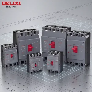 CDM3S 63A-1200A Moulded Case Circuit Breaker with 25KA Breaking Capacity Three-Phase MCCB