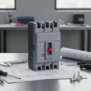 CDM3S 63A 1200A Three Phase Molded Case Circuit Breaker with 25KA Breaking Capacity 50 60Hz