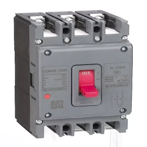 CDM6Z MCCB Moulded Case Circuit Breakers DC 250V/500V 63A/80A/100A/125A 2/3 Pole Overload Short Circuit Protection Switch