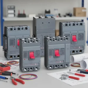 CDM6ei Series MCCB Moulded Case Circuit Breaker 125A 3 4P