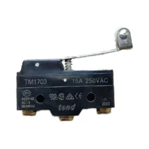 CE Approved 15A Max Current SPDT Circuit TM-1703 Short Hinge Roller Lever Micro Switch for Egg Switch Micro Switches