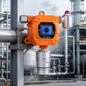 CE Approved Fixed Gas Monitoring System Online Gas Detector with High Accuracy Sensor for Toxic and Flammable Gas Safety Alert