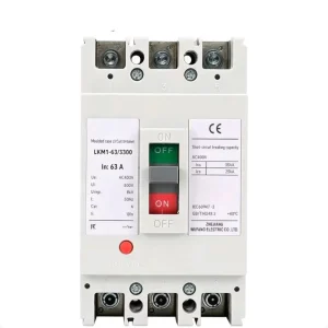 CE Certified Factory Price 3 phase 63 Amp DC MCCB Molded Case Circuit Breaker for Industrial Distribution Board