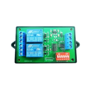 CE035_S 12V 2-channel RS485 Relay Module MODBUS RTU at Command RS485 Serial Port 2-way Switch Output Relay Controller