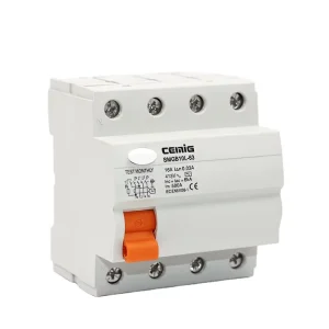 CEMIG SMG10L-63 4P/3P+N RCCB Residual Current Circuit Breaker RCD Electromagnet/Electronic Type 16A-63A 30mA 100mA 300mA 500mA