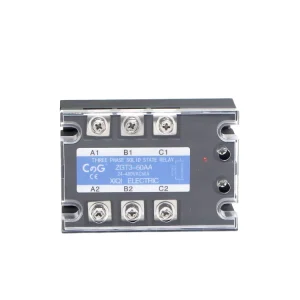 CG 60A 80A 100A Three Phase SSR AC Control Heat Sink Aluminum Radiator Solid State Relay