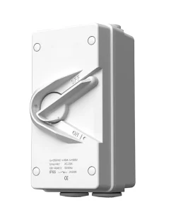 CHENF IP66 Electric AC Waterproof Isolating Switch Low Voltage Disconnectors 2P 3P 4P 20A 35A 63A On Off Isolator Switch 440V