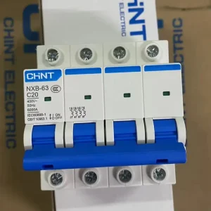 CHINT MCB Miniature Circuit Breaker NXB-63 4P 20A with IEC Certification