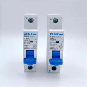 CHINT Miniature Circuit Breaker NB1-63DC MCB 1P 2P 3P 4P 6A-32A DC 6kA Breaking Capacity Li Protection