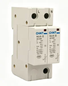 CHINT NU6 II Type 2 Surge Protective Device AC SPD 385V Surge Arrester for El Salvador Home Industrial Lightning Protection