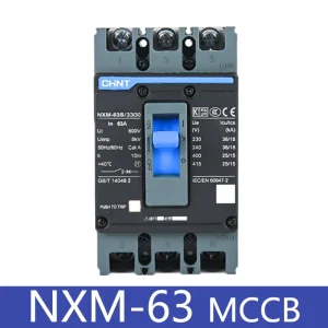 CHINT NXM 63 3P Molded Case Circuit Breaker MCCB 32A 63A 3 Phase AC Air Switch