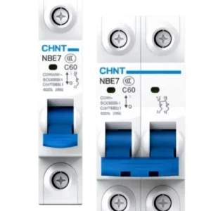 CHNT NBE7 Miniature Circuit Breaker 1P Air Switch Leakage Protection Switch (C60 230V/400V) Industrial Use 6kA Copper Plastic