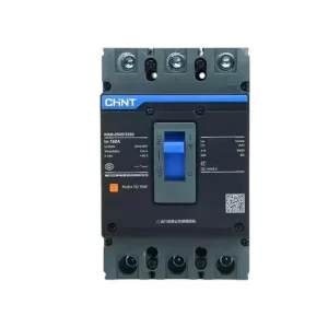 CHNT NXM 250S Series 3 Pole 160A Overload Protection Motorized MCCB Moulded Case Circuit Breaker