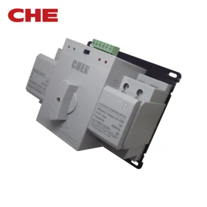 CHQ3C-63/2P 63A AC 230V 50/60Hz Mini Automatic Transfer Switch Dual Power Changeover Switch ATS for Generator Home Use