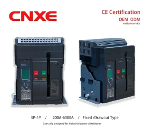 CHW1-1600A/3P Fixed Type 2000A/1600A 100kA Breaking Capacity 1140V 50Hz Industrial Use Air Circuit Breaker
