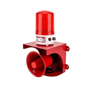 CHYESIC High Power Industrial Power Indicator Light LED Red IP54 220V 50000 Hours Adjustable Volume Control One Button