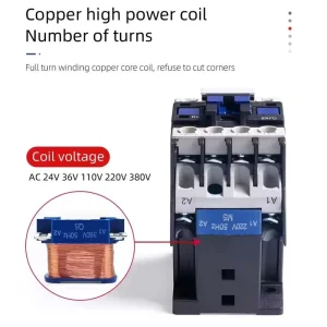 CJX2 0910 LC1 D12A OEM 3 Phase 50 60Hz Contactor 110V 220V 380V Three Pole Low 9A 12A 18A 25A 32A 40A 65A 80A 95A Contactor