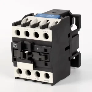 CJX2 25 AC Contactor 25A 3P Magnetic Motor Starter DIN Rail Mount 30S Silver Contact Riveting Point Industrial High Quality