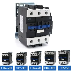 CJX2 9511 220V 95A 3 Pole with 1NO1NC Auxiliary Industrial Motor Control Heavy Duty AC Contactor