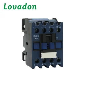 CJX3 09 AC Contactor 9A 3P 380V 1NO Auxiliary Contact Electromagnetic Contactor for Motor Control Industrial Equipment