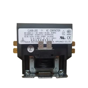 CJX9B 25S C1 2 Pole 24V AC Coil Magnetic Contactor for Air Conditioning