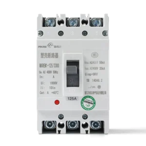 CM-1 Overload Protector MCCB 3P 3 Pole Three Poles AC 400V 1000V 80A 100A 125A 125amp Moulded Case Circuit Breakers MCCB