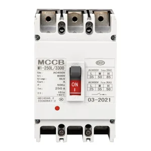 CM1 Molded Case Circuit Breaker 63/125/160/250/400/630/800/1000/1600A High Efficiency
