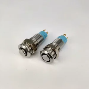 CMP Metal 1NO Mini 10mm Push Button Switch