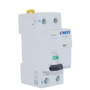 CNFLY Electric 1P+N 2P 230V IID 40A 63A 30mA RCCB Type AC a B Differential Earth Leakage Circuit Breaker