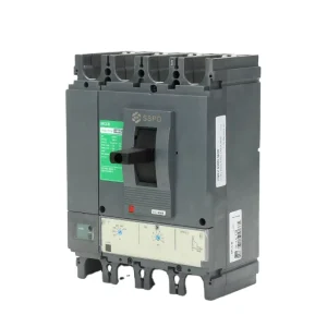 CNSV 630A 4P Moulded Case Circuit Breaker Shunt Trip Coil Thermal Magnetic Trip Unit 50kA Breaking Capacity for Electrical