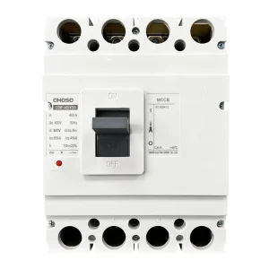 COM1-400 4P CHOSO Molded Case Circuit Breakers 300A 350A 400V-415V MCCB Air Switch Low Voltage 50kA Thermal-Magnetic 50/60Hz