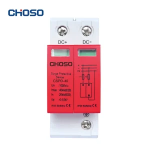 CSPD 40 1000V DC Parafoudre 2P 40kA T2 Industrial SPD Surge Protective Device Lightning Protection Voltage Protector Solar