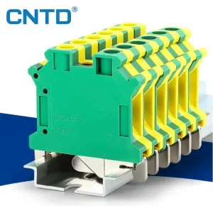 CUK-10PE Nylon PA66 Universal Installation Panel Mounted Feed Screw Cage DIN Rail Electric Terminal Block Industrial 500V