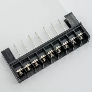 CUL CE VDE Terminal Block with 9 Poles 11.00mm PBT TB Series PCB 600V 30A Barrier Terminal Block