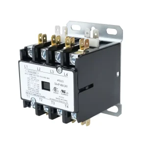 CUL Certified HVAC Definite Purpose Magnetic 4 Poles Electronic AC Contactor 4P 40Amp 24-277V Air Conditioning